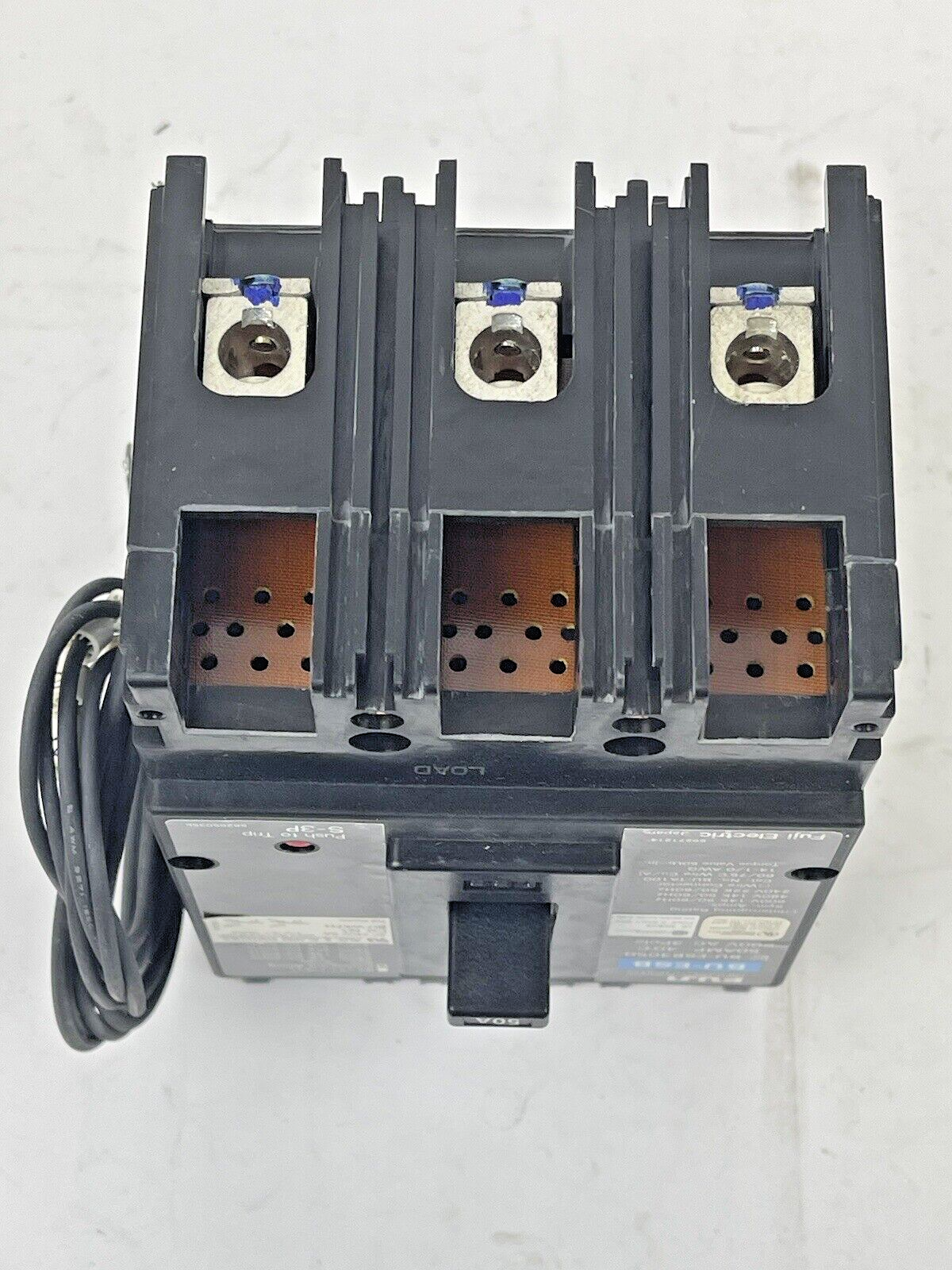 FUJI - BU-ESB3050L - CIRCUIT BREKER - 50 AMP, 600 VOLT, 3 POLE, 10kA -BU-ESB3050