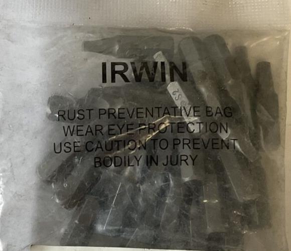 IRWIN 2SQ INSERT BIT x 1" BAG OF 25EA. ****LOTOF3***