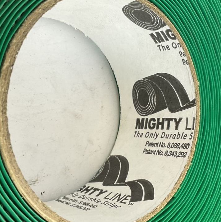 MIGHTY LINE GREEN DURABLE FLOOR TAPE 2" X 100'