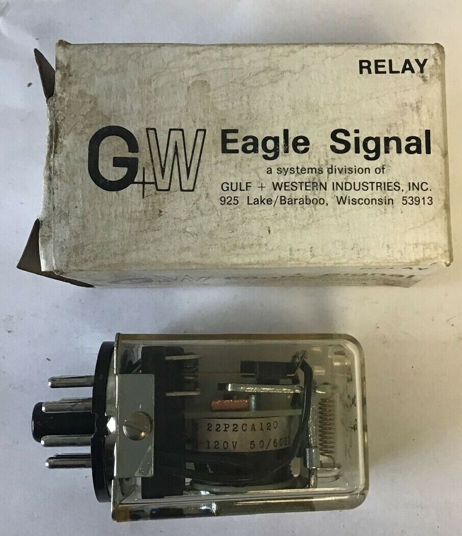EAGLE SIGNAL 22P2CA120 RELAY120V 50/60HZ