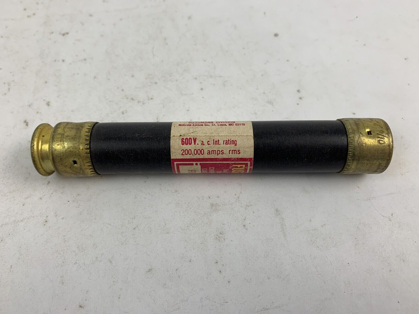 Bussmann Fusetron Dual-Element FRS-R-6/10 6/10A 600V Fuse "Lot of 10"