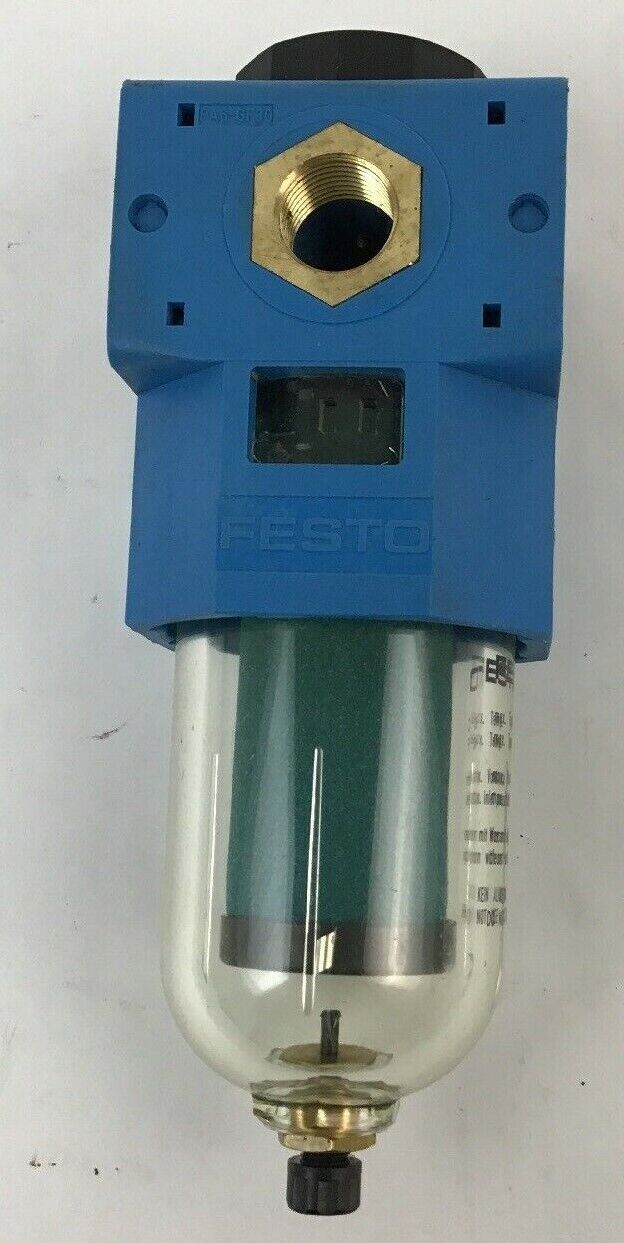 FESTO LFM-1/2-S-B FILTER UNIT W/ FESTO LFMP-1/2-S-C 159175 FILTER