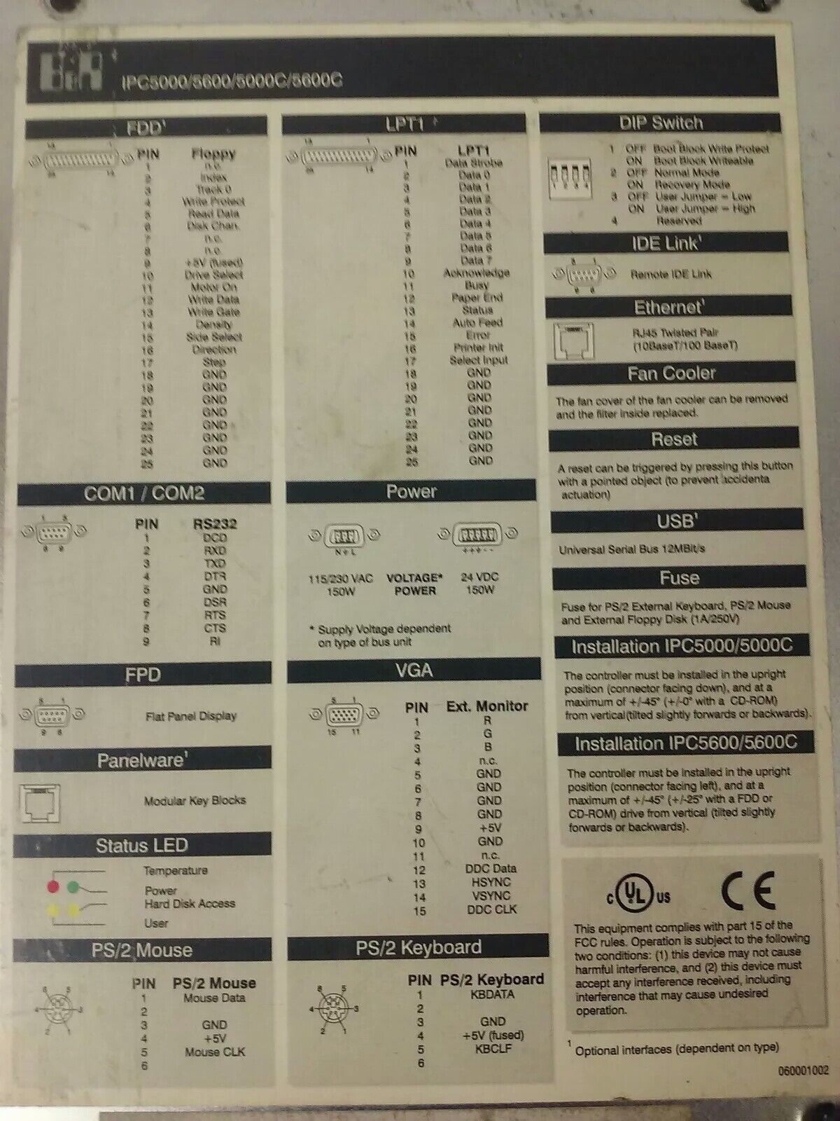BR AUTOMATION 5P50:CM-SVX101-01 IPC5000/5600/5000C/5600C