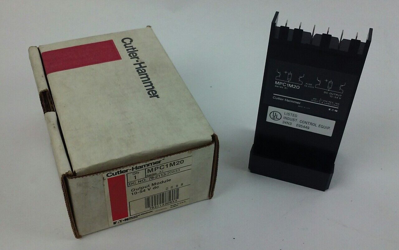 Eaton Cutler Hammer MPC1M20 DC OUTPUT MODULE -- 10-54 V DC -- (MPC-1M20) **NEW**