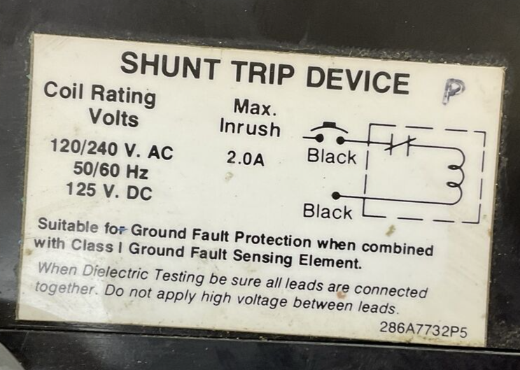 GE TJ4VF26 CIRCUIT BREAKER FRAME 600A 600VAC 3P MOD 5 MICRO VERSA TRIP T4VT 500A