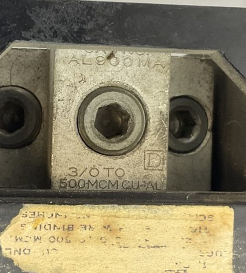 SQUARE D MAL36000 CIRCUIT BREAKER WITHOUT TRIP
