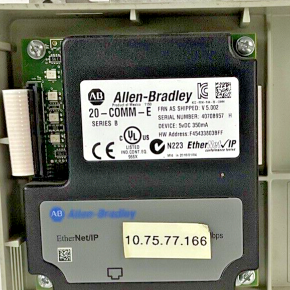 ALLEN BRADLEY 20AD2P1A0AYNANNN POWERFLEX AC DRIVE SER.A FRMW:2.009