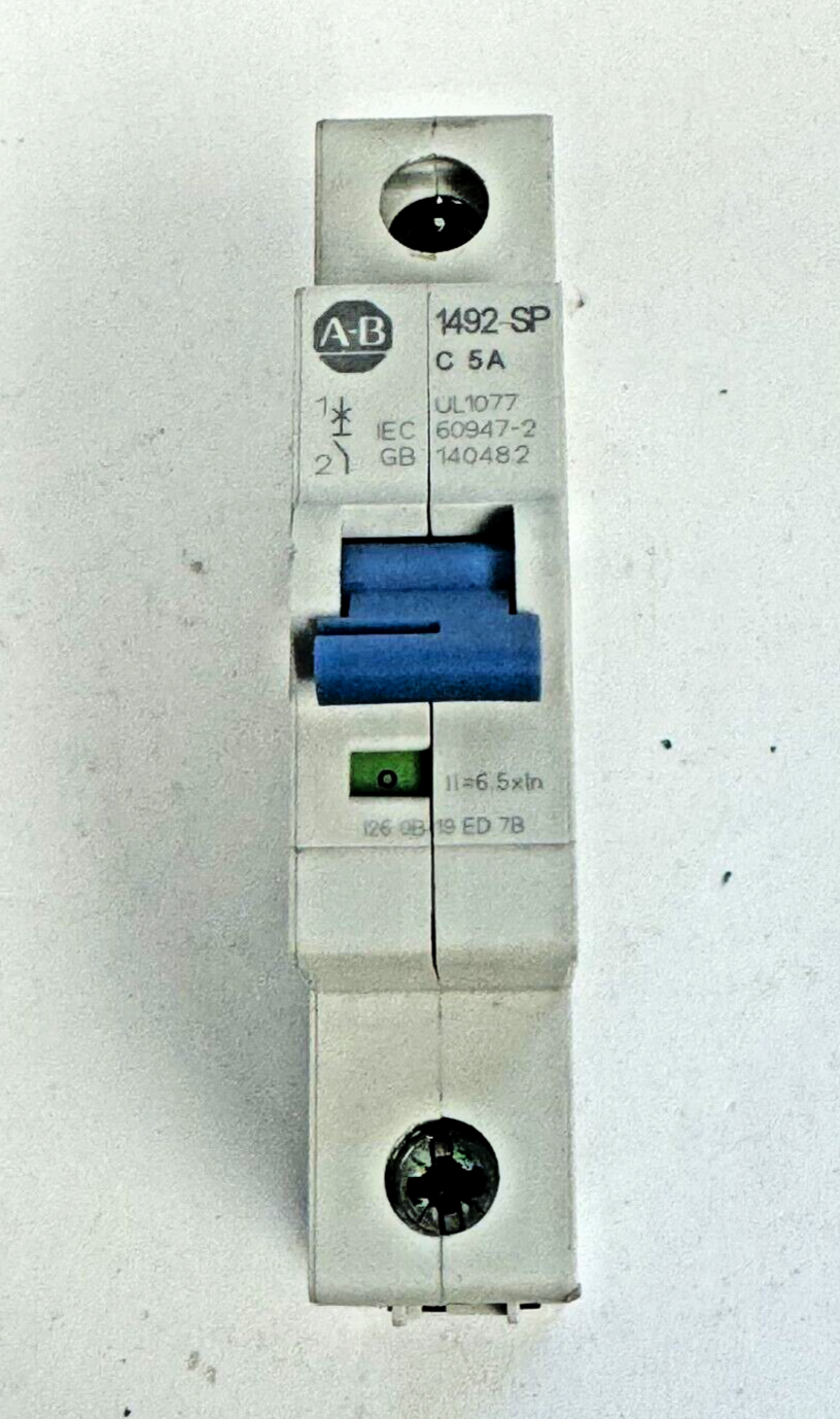 ALLEN-BRADLEY - 1492-SPM1C050 SER. D - CIRCUIT BREAKER - 1 P, 5 A, 277 V