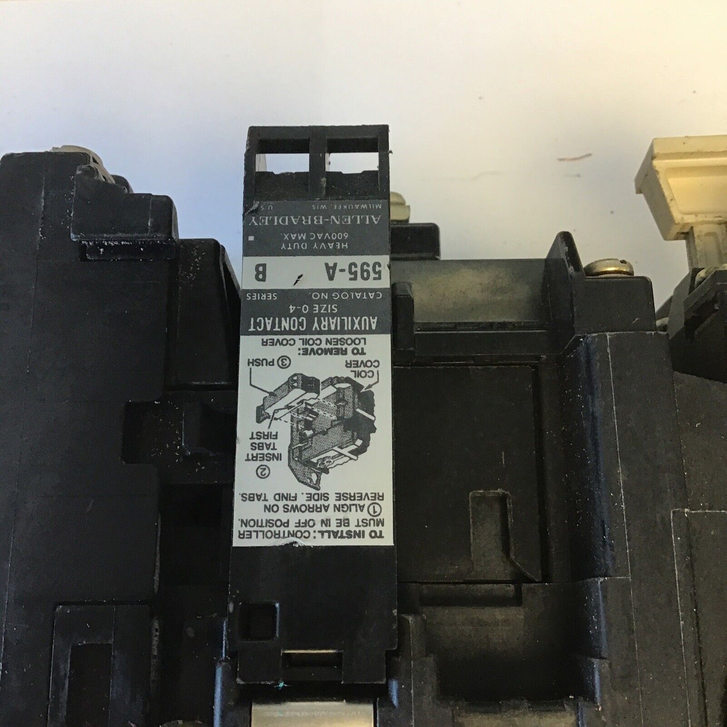 ALLEN BRADLEY 509-BOD STARTER SIZE 1 SER.B W/CB236 COIL W30 HEATER