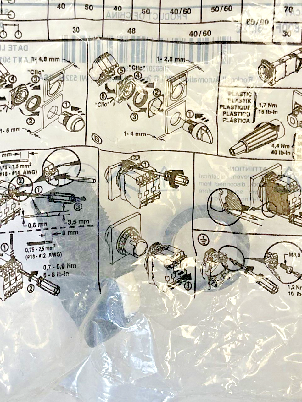 ALLEN BRADLEY - 800FP-SM22 - KEYED SELECTOR SWITCH - SERIES A