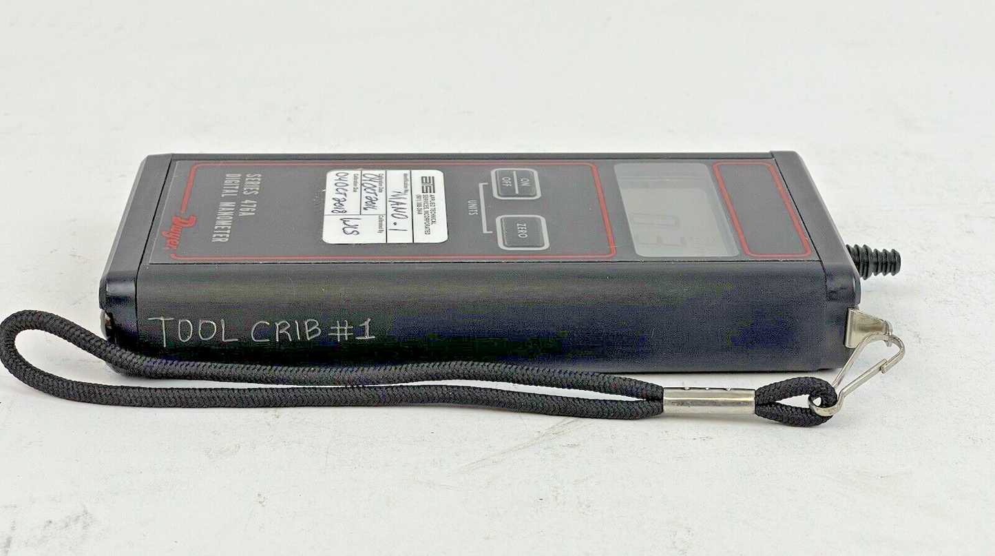 DWYER - SERIES 476A - SINGLE PRESSURE DIGITAL MANOMETER