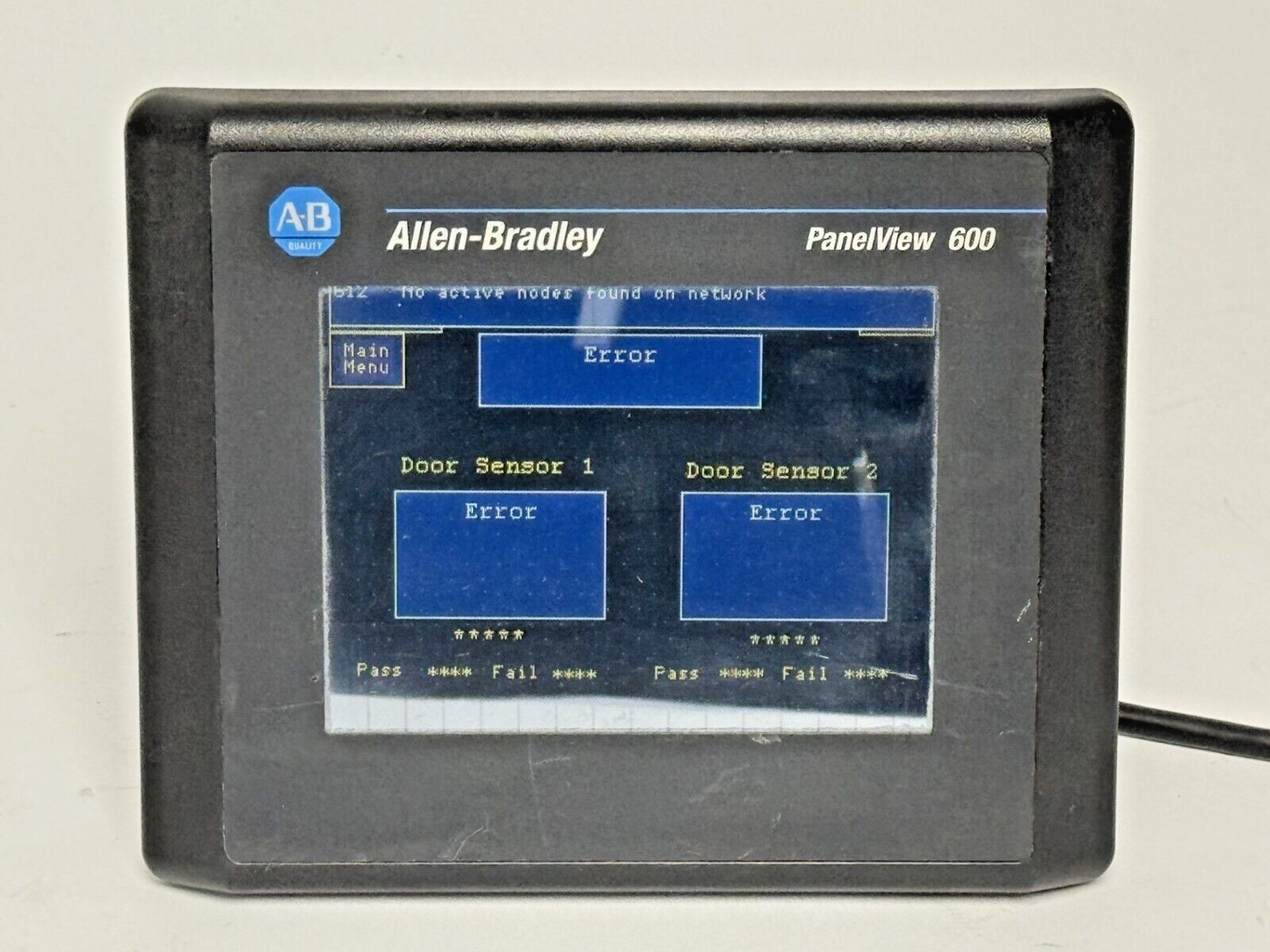 ALLEN-BRADLEY - 2711-T6C9L1 SER. B FRN: 4.43 - PANELVIEW 600 - 6" TOUCHSCREEN