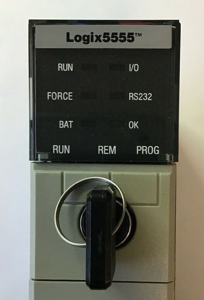 ALLEN BRADLEY 1756-L55 SER.A REV K01 F/W 1.4 24VDC /1756-M14 SER.A REV G03 24VDC