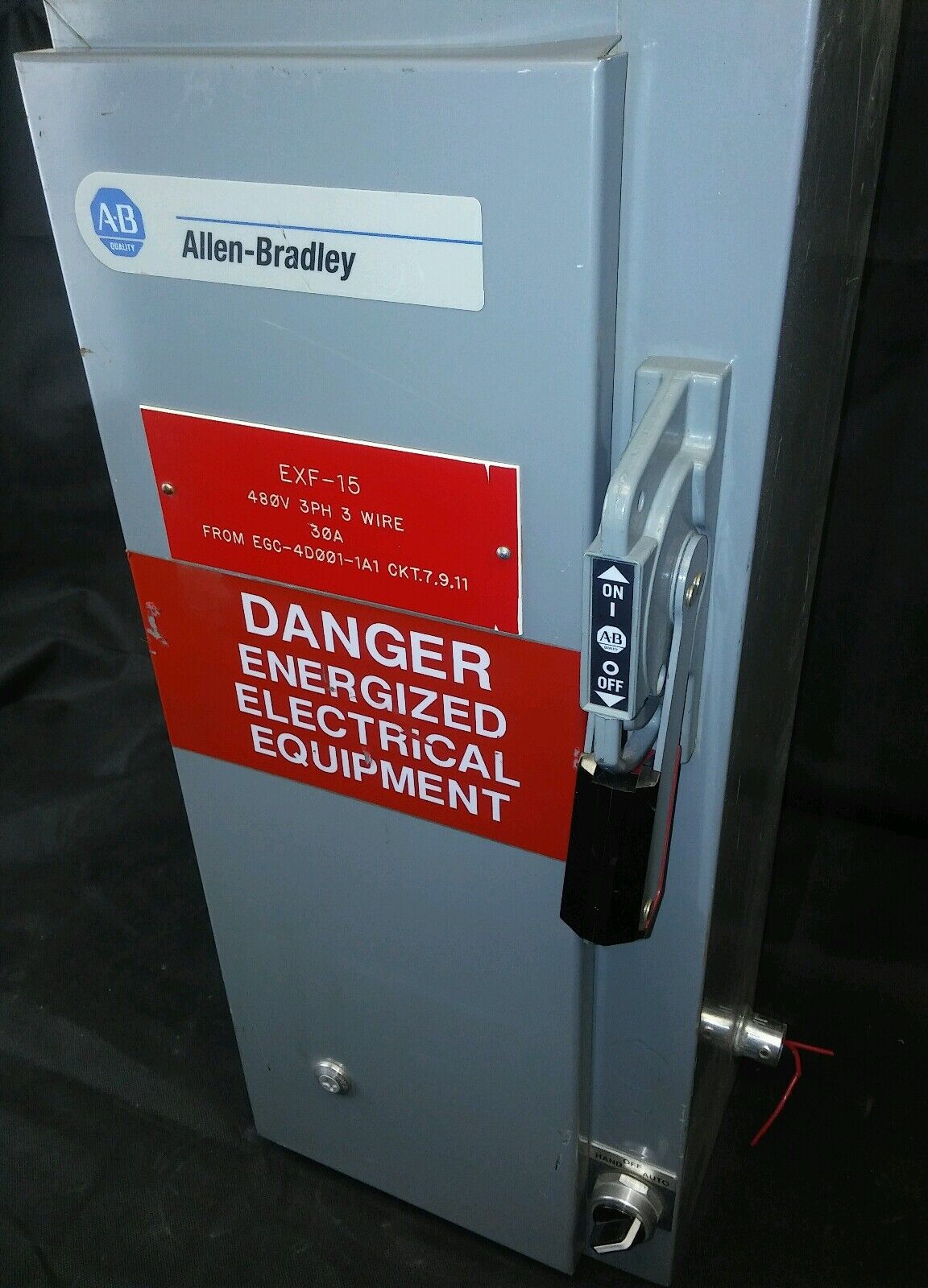 ALLEN BRADLEY BULLETIN 512 SIZE 0 COMBINATION STARTER