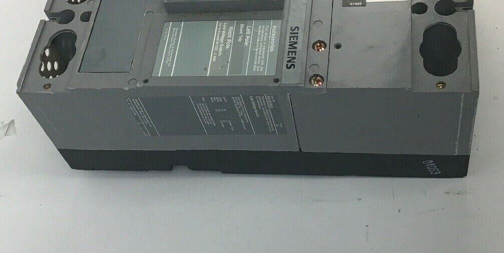 SIEMENS HJXD63S400A 400A MOLDED CASE SWITCH W/SHUNT S11JLD6 & A01JLDLY SENTRON
