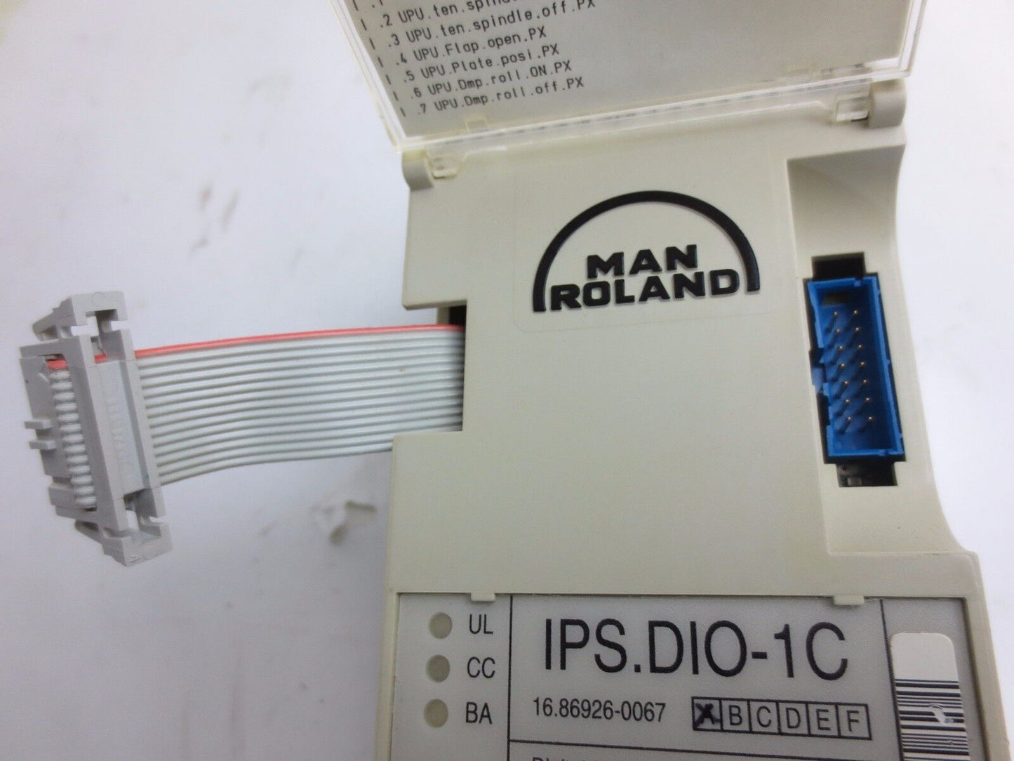 MAN ROLAND IPS.DIO-1C - Rev. A - DIGITAL INPUT/OUTPUT MODULE - 16.86926-0067