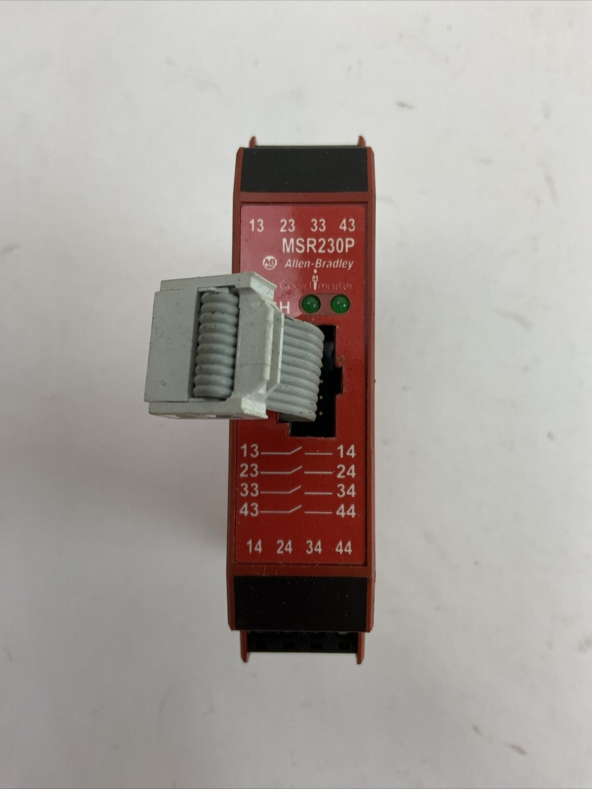 ALLEN BRADLEY 440R-H23180 MSR230P SER B GUARD MASTER SAFETY RELAY SUPPLY 24VDC