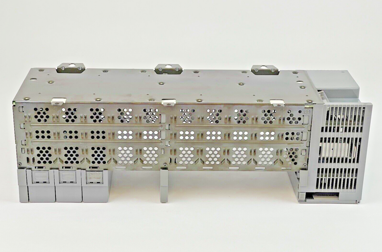 ALLEN BRADLEY - 1746-P2 SER. C -POWER SUPPLY W/ 10 SLOT RACK 1746-A10 & 3 BLANKS