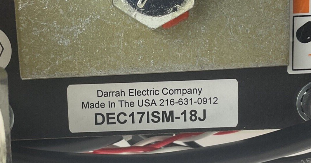 DARRAH ELECTRIC DEC17ISM-18J WELDING CONTACTOR