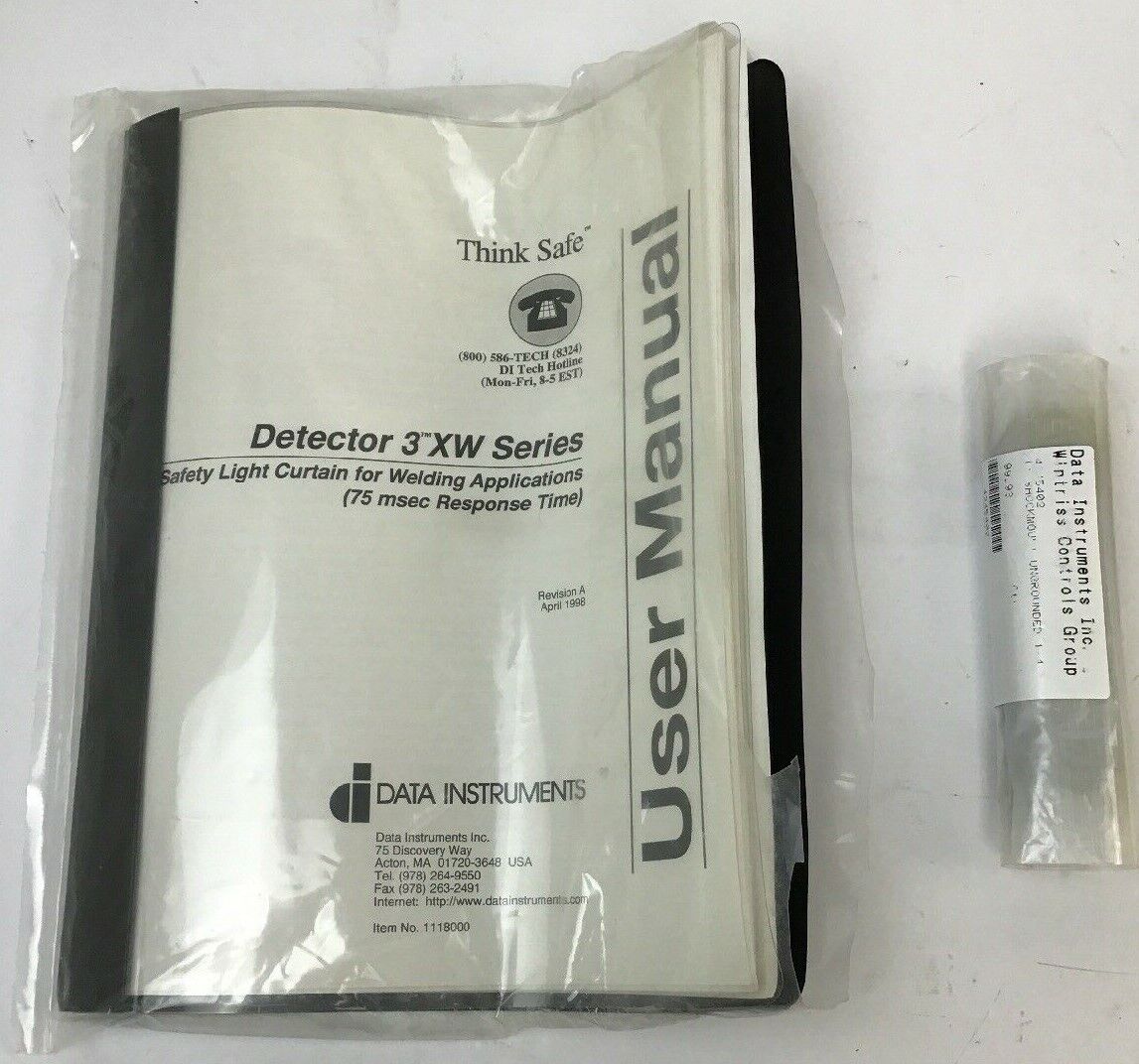 DATA INSTUMENTS/HONEYWELL 3LC-BXWQDH DETECTOR 3 LIGHT CURTAIN CONTROLLER
