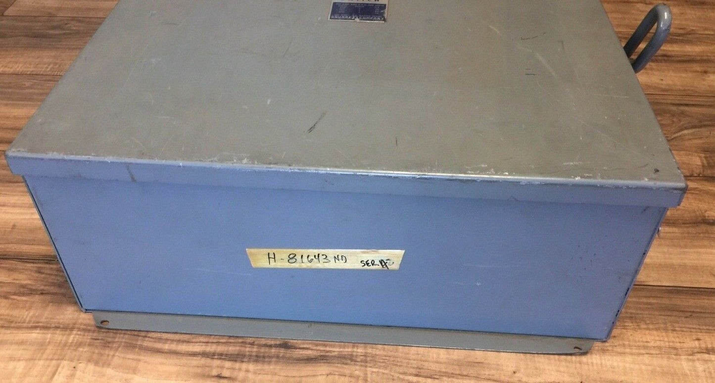 SQUARE D H81643ND NON FUSIBLE SAFETY SWITCH SERIES A2 100A 600VAC 60HP 6 POLE