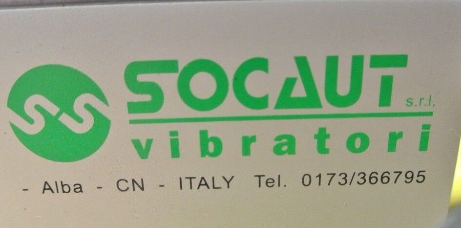 SOCAUT VIBRATORI MODEL VL30 PARTS VIBRATOR / PARTS FEEDER 110V - NO CONTROL UNIT