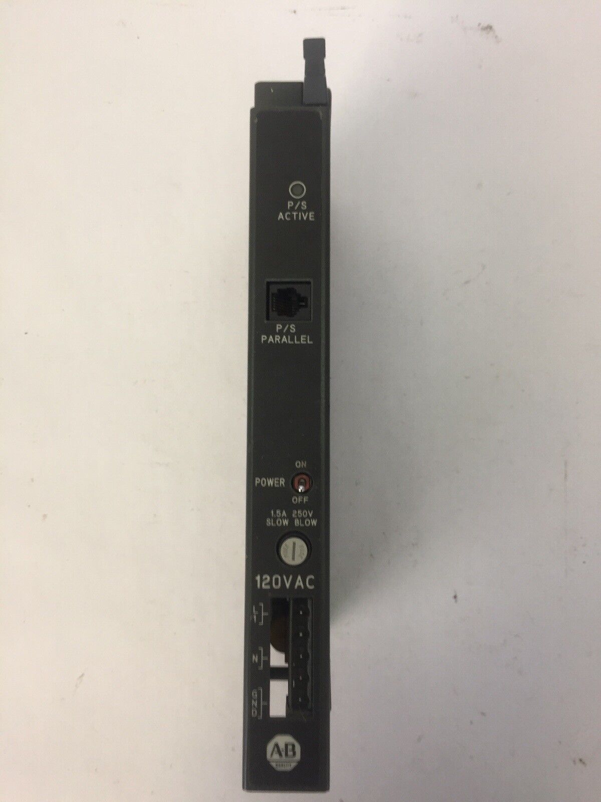 ALLEN BRADLEY 1771-P4S 120V AC POWER SUPPLY MDL OUTPUT 5VDC 8AMPS