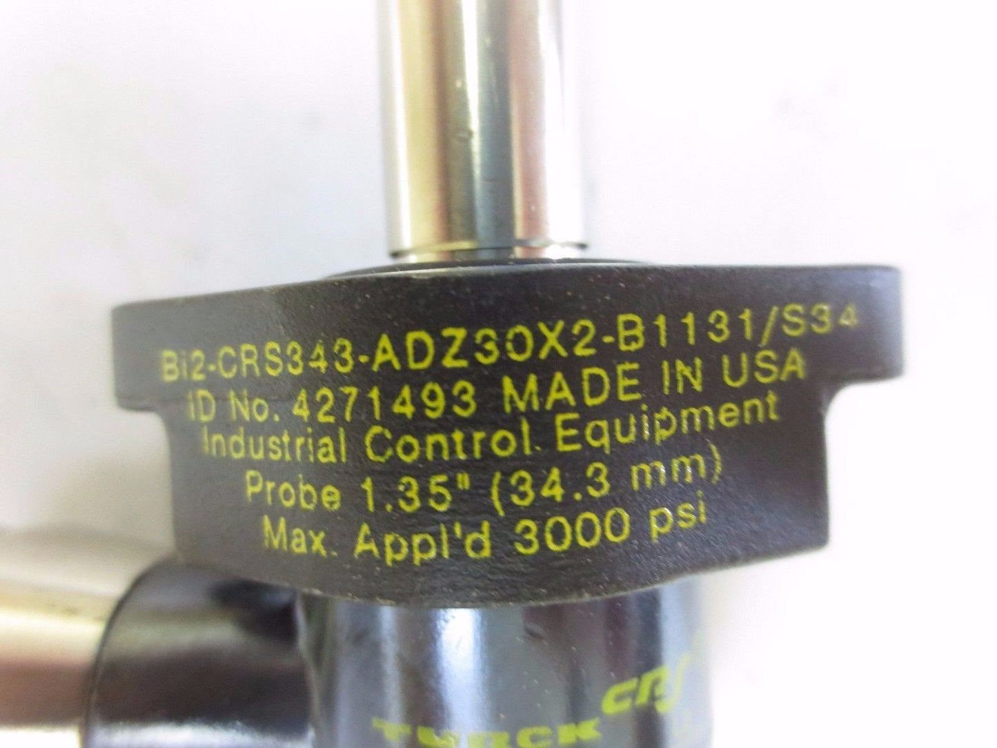 TURCK BI2CRS343-ADZ30X2-B1131/S34 INDUCTIVE PROXIMITY SENSOR - NEW SURPLUS