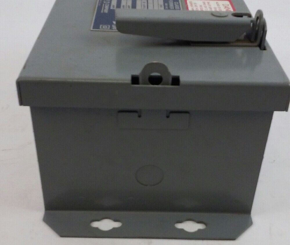 Square D Transformer Disconnect Switch Class 9070 TYPE SK5271M 100 VA 60 Hz NEW