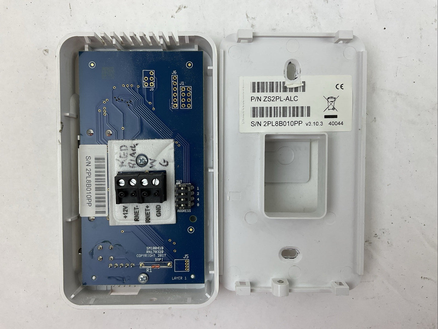 AUTOMATED LOGIC ZS2PL-ALC ROOM TEMPERATURE AND HUMIDITY SENSOR WITH SLIDE ADJUST