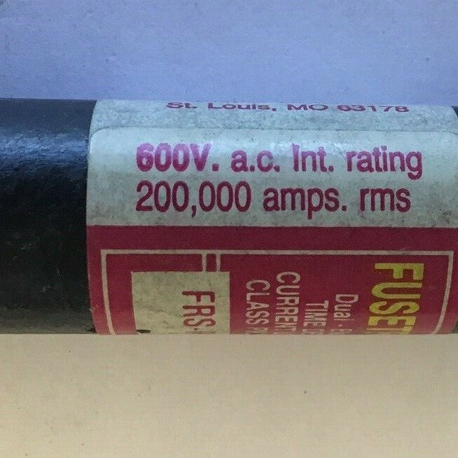 FUSETRON FRS-R-20 DUAL ELEMENT TIME DELAY CLASS RK5 600VAC 20A***LOTOF5***