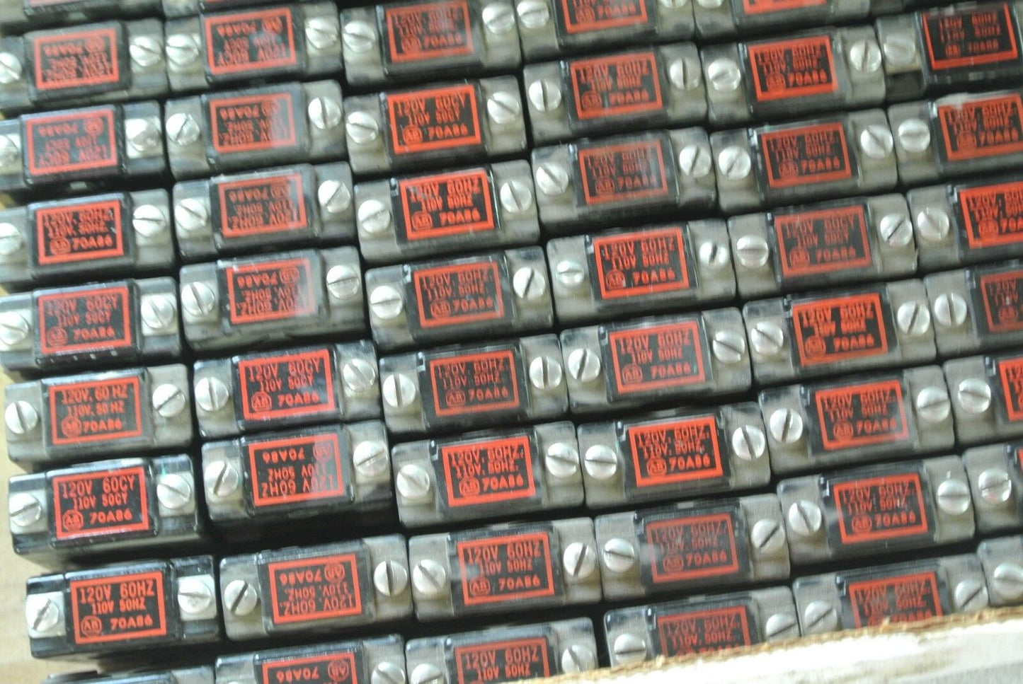 ALLEN-BRADLEY 70A86 COIL SIZE 0 Ser. K 120V / 60Hz, 110V / 50Hz - LOT of 10 NEW