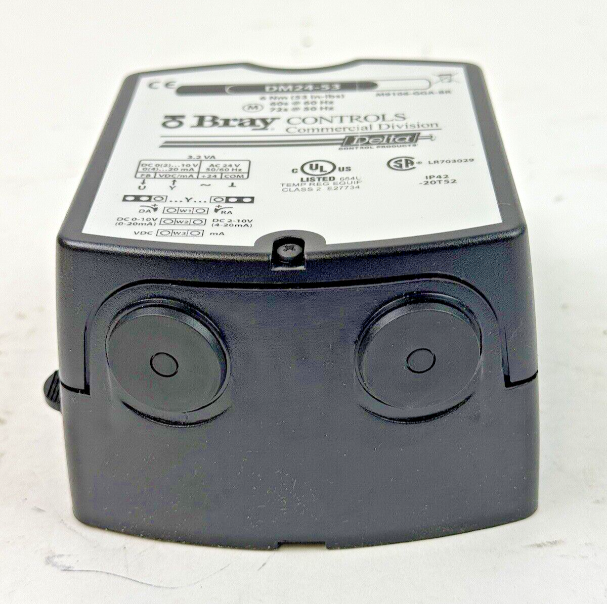 BRAY CONTROLS - DM24-53 - ELECTRIC MOTOR ACTUATOR - 53 IN-LB, 60S, 24 VAC, 50/60