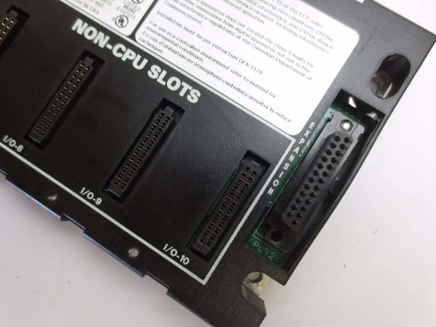 GE FANUC IC693CHS391M BASE 10-SLOT for PROGRAMMABLE CONTROLLER - EMI ENHANCED