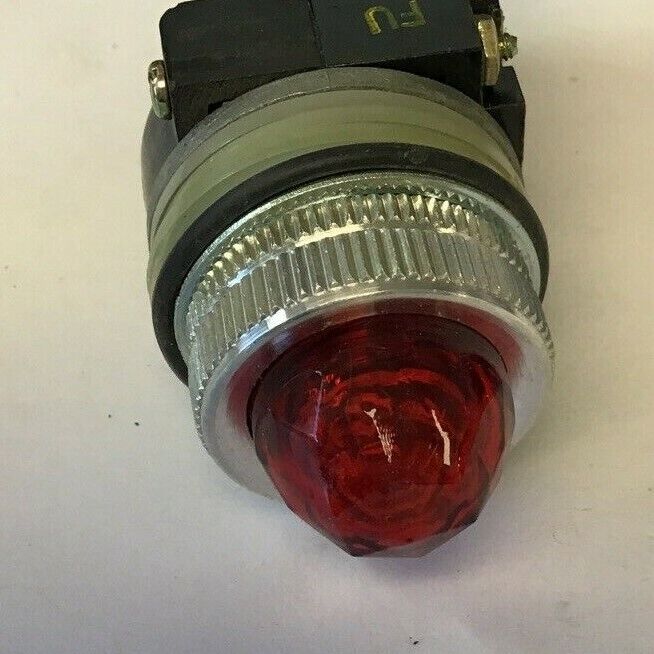 GENERAL ELECTRIC CR104C322 OILTIGHT INDICATOR LIGHT RED 115V AC/DC