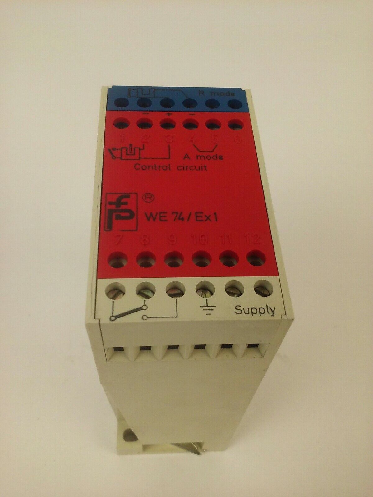 PEPPERL + FUCHS WE74/EX1 SWITCH AMPLIFIER R.B. DENISON PROXSWITCH 120V SUPPLY