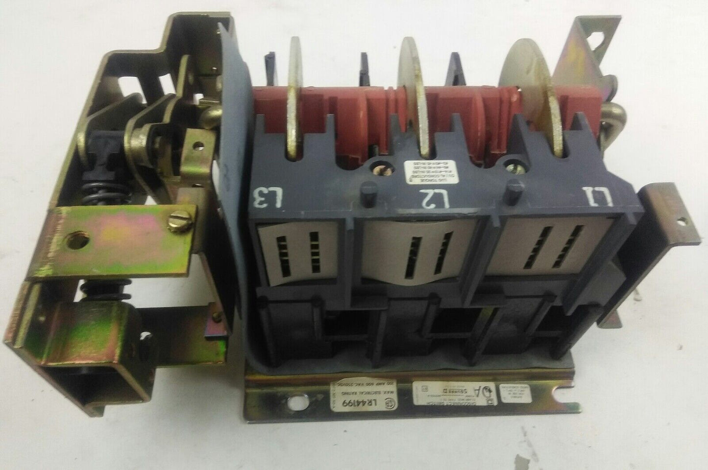 Square D 9422 TE-1 Series A Flange Mounted 100A Disconnect Switch 3P Non Fusible