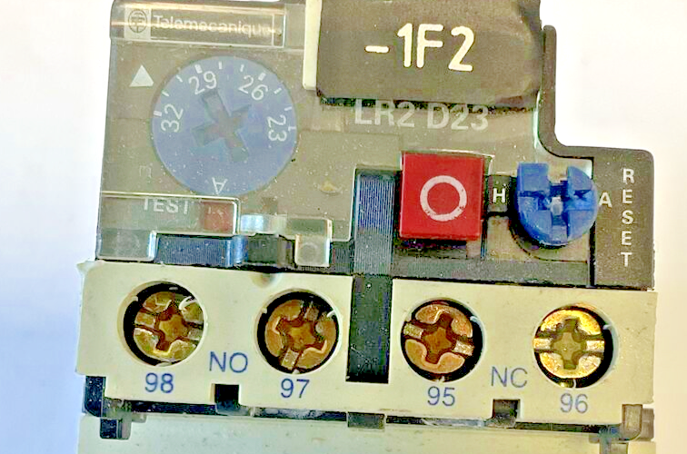 TELEMECANIQUE SQUARE D LR2 D2353 OVERLOAD RELAY