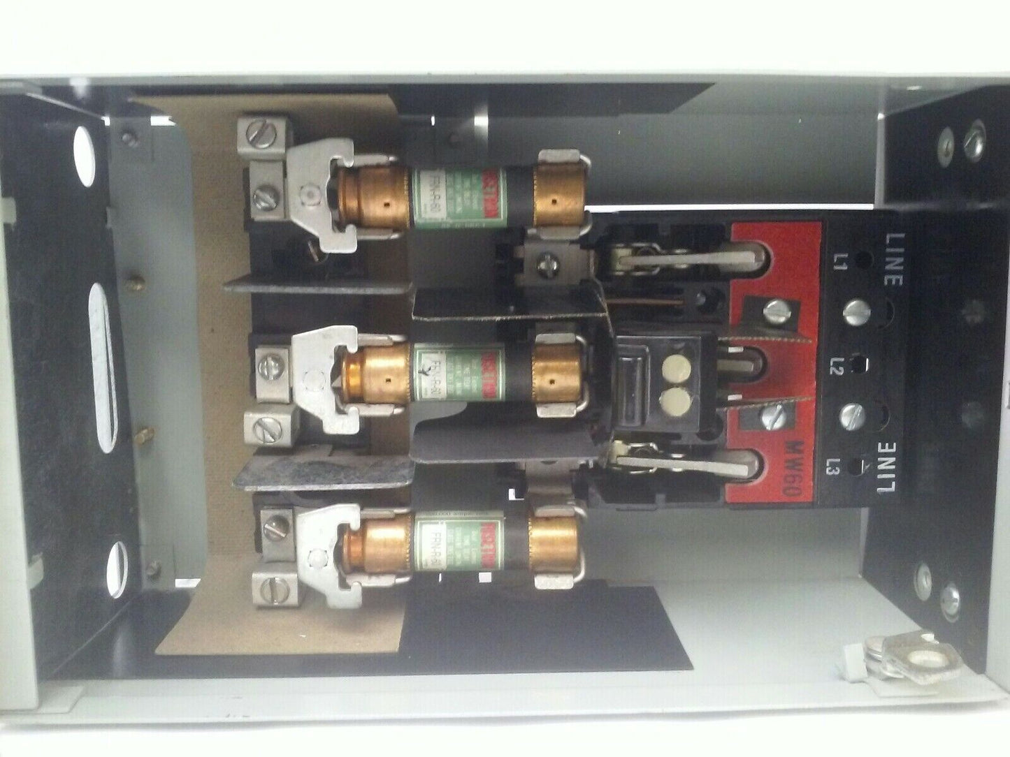 GE TYPE QMR QMR322L & QMR323R TWIN FUSIBLE INTERRUPTER SWITCH 60/100A W/HARDWARE