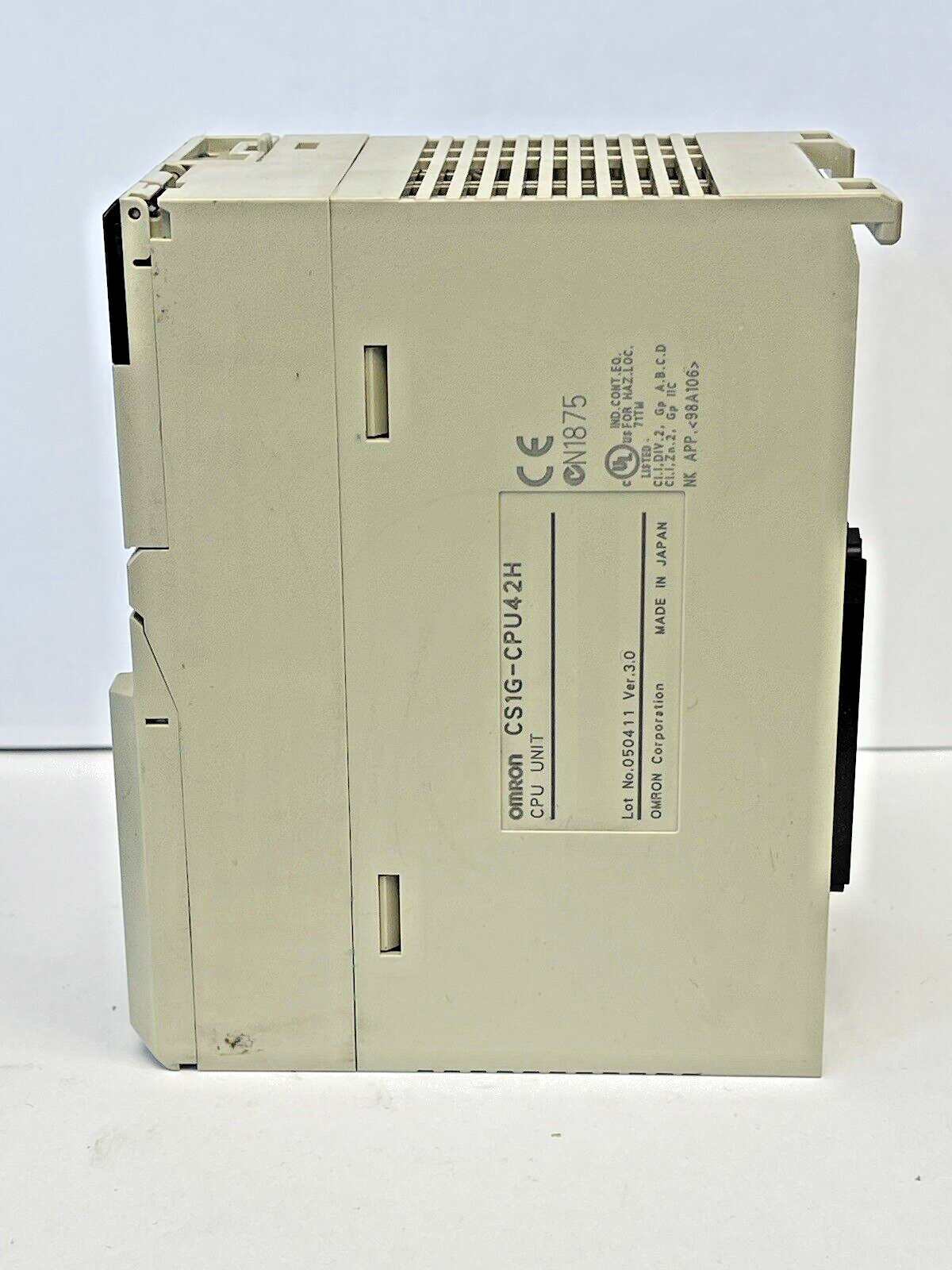 OMRON - CS1G-CPU42H - SYSMAC PROGRAMMABLE CONTROLLER - CPU UNIT