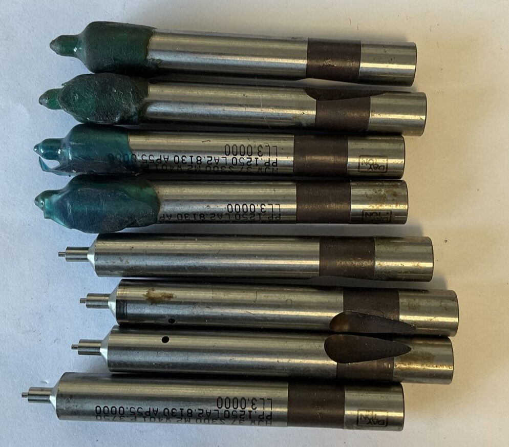 DAYTON HJW37 S300 M2 W401 P.3750 BALL PUNCH 4 NOT COVERED IN WAX**LOT OF 8**