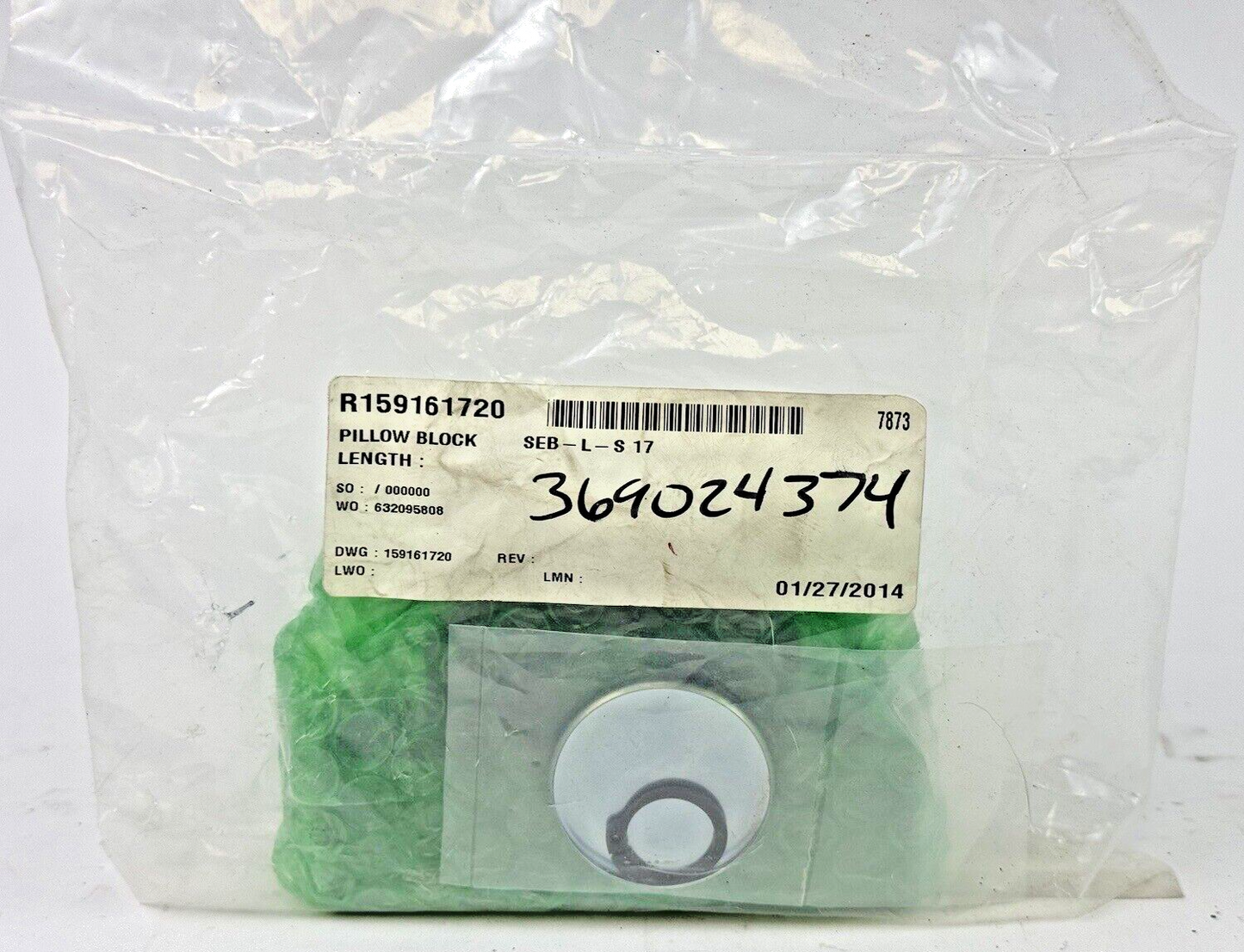 BOSCH REXROTH - R159161720 - PILLOW BLOCK BEARING -SEB-L-S 17, SIZE 25 x 5/10/25