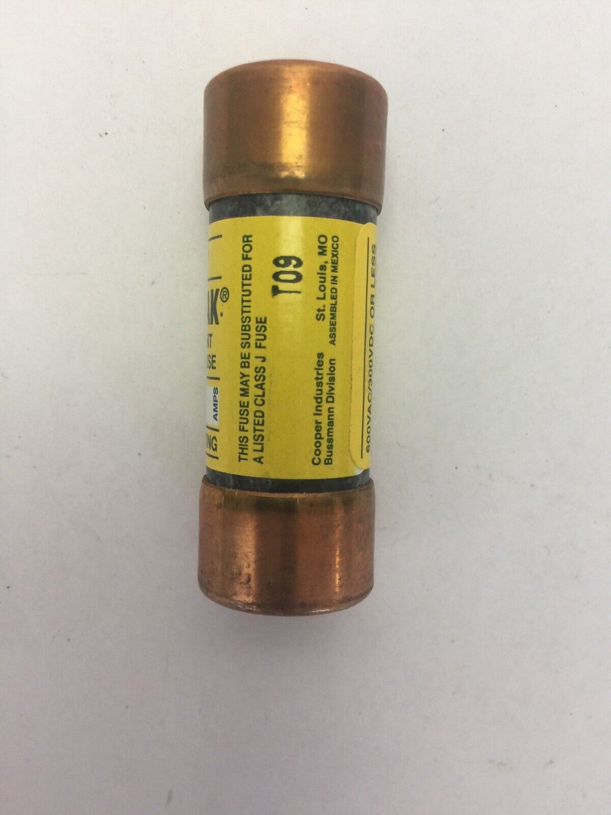 BUSS LPJ-15SP LOW-PEAK DUAL-ELEMENT TIME-DELAY FUSE 15A 600VAC/300VDC (LOT OF 4)