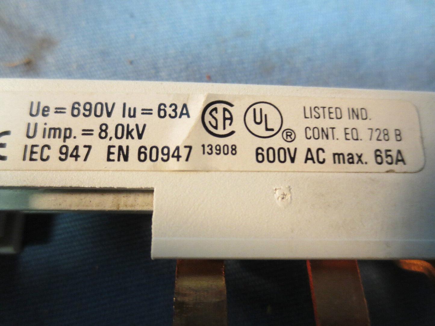 ALLEN-BRADLEY 140-L1 Ser. C COMMON LINK TERMINAL (USE w/ 140-MN)