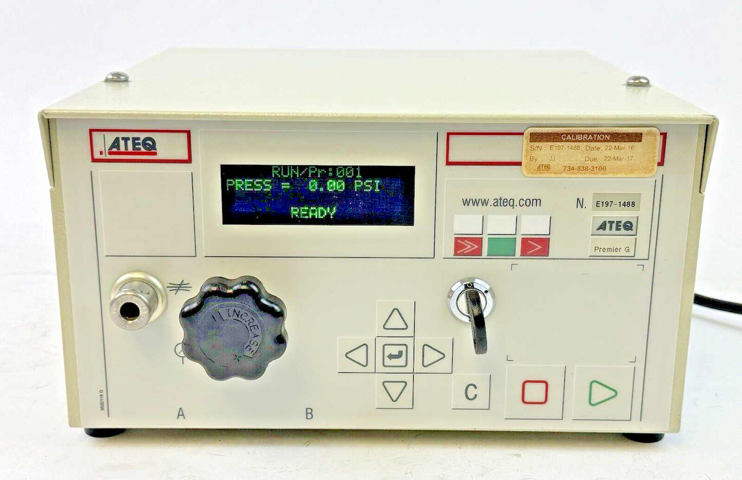 ATEQ - PREMIER G - 9530243 G - COMPACT LEAK DETECTOR/ CONTINUOUS FLOW DETECTOR