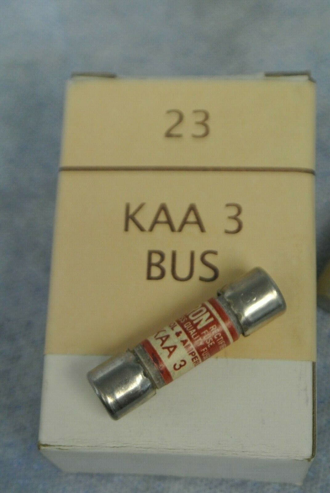 LOT of 23 / BUSSMANN / TRON KAA3 RECTIFIER FUSE / 3A / NEW SURPLUS