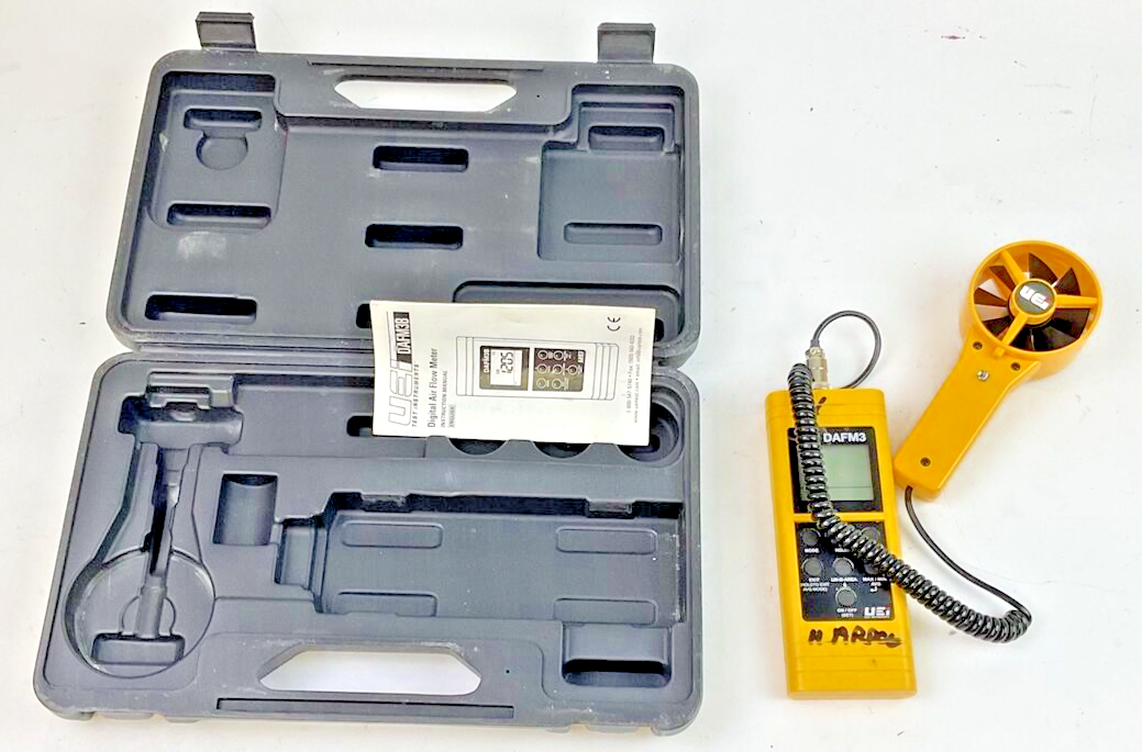 UEI DAFM3 DIGITAL AIRFLOW METER 9V ***NO BATTERY INCLUDED***