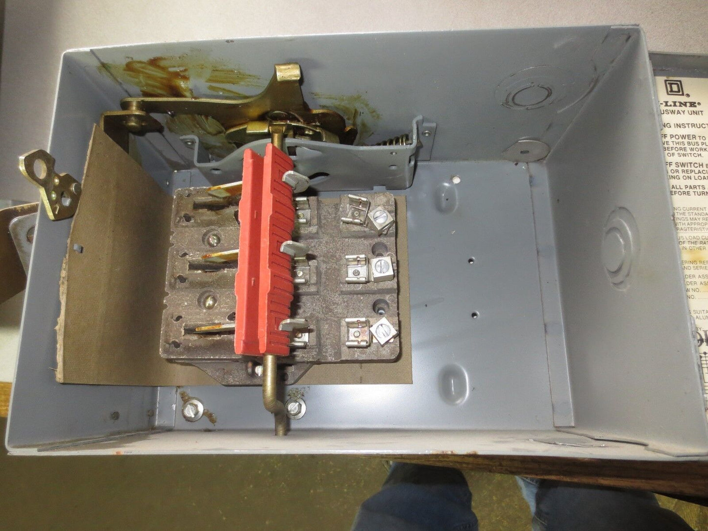 SQUARE D PQ-3203 I-LINE BUSWAY SWITCH - 30A, 240VAC, 3-PHASE *** - USED