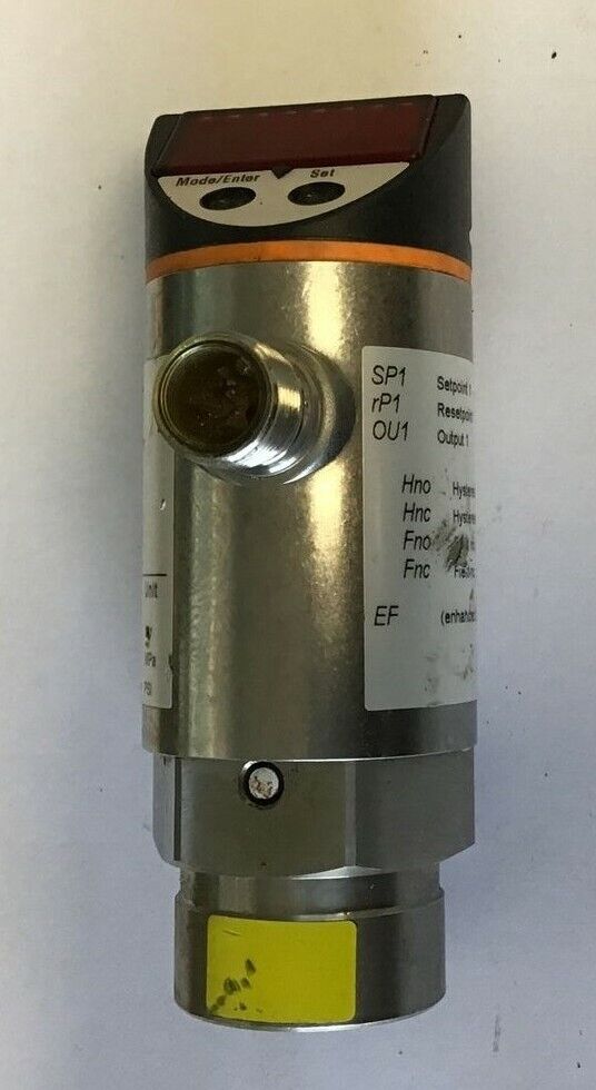 IFM PN5204 PRESSURE SWITCH PORT 1/4 18-36VDC 250MA