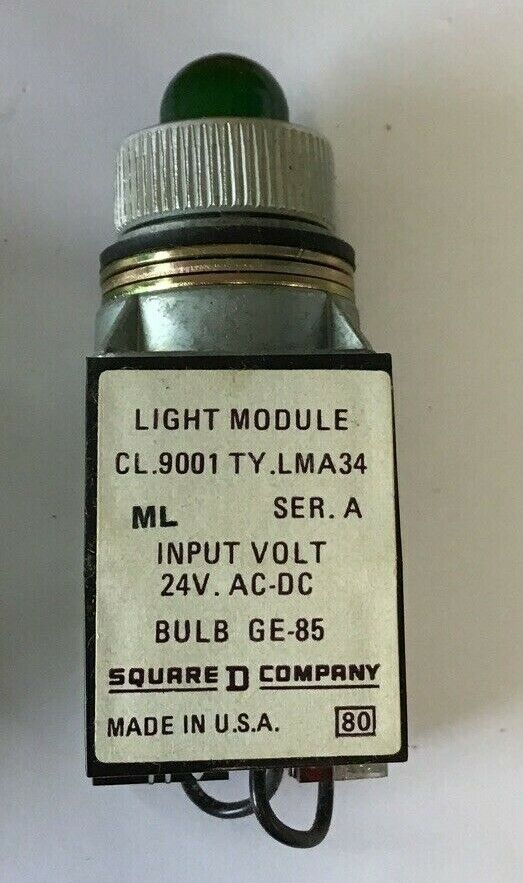 SQUARE D LRPA34 SER.A PILOT LIGHT 24VAC/DC ***LOTOF2***